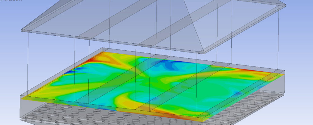 CFD Simulation der Einmischung einer zusätzlichen Gaskomponente Titelbild
