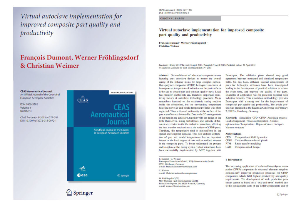 Article: Virtual autoclave implementation for improved composite part quality and productivity