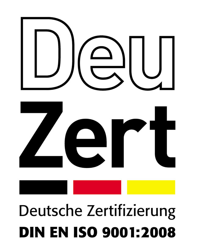 Prüfsiegel der DeuZert Deutsche Zertifizierung in Bildung und Wirtschaft GmbH