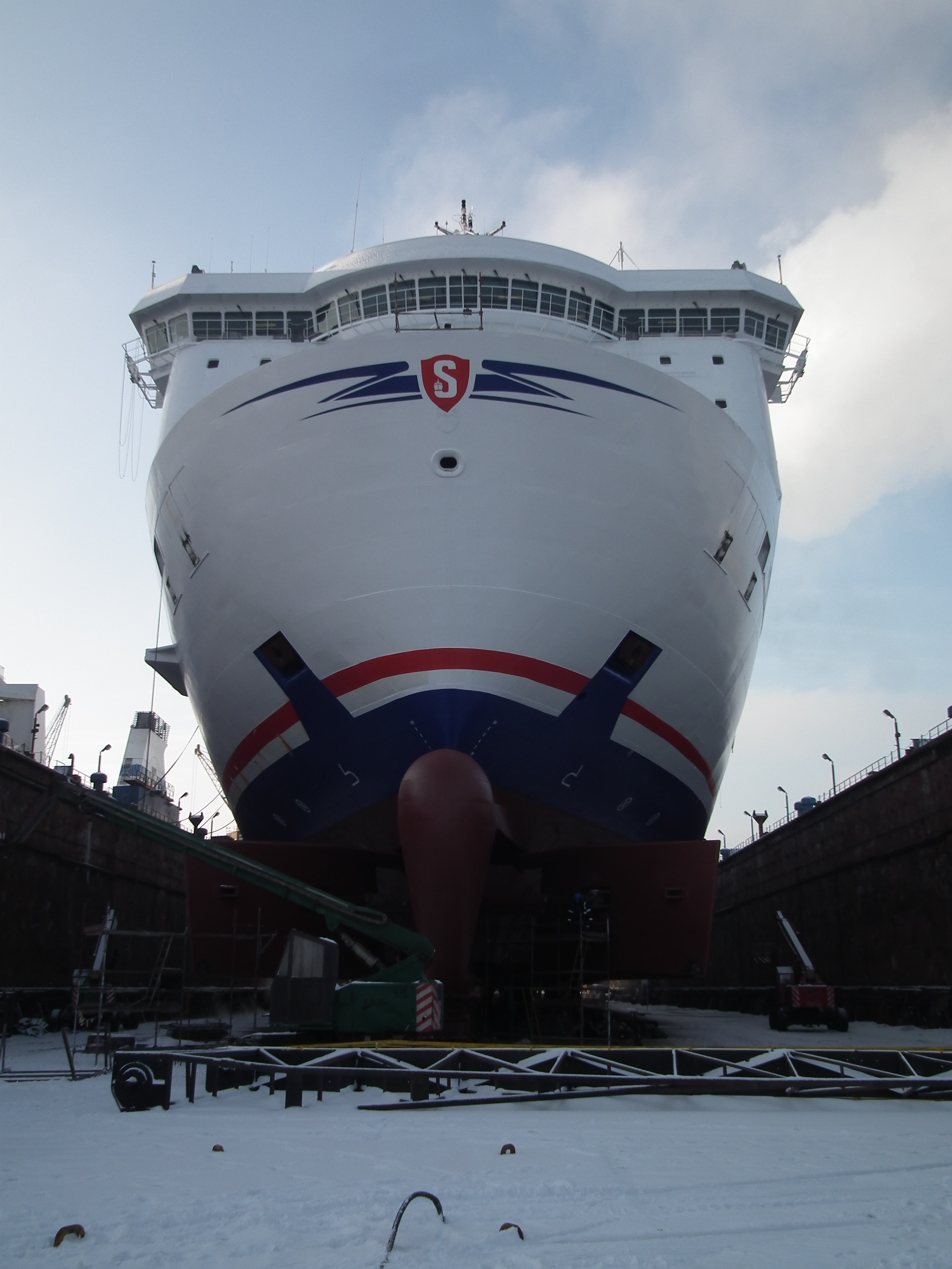 Fähre im Trockendock Fähre im Trockendock