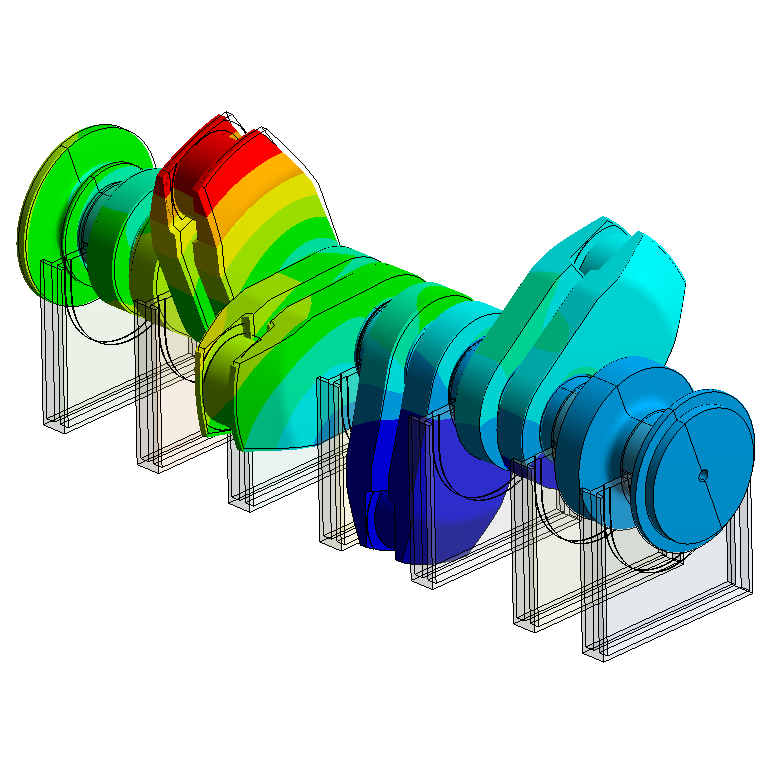 Deformation of crankshaft