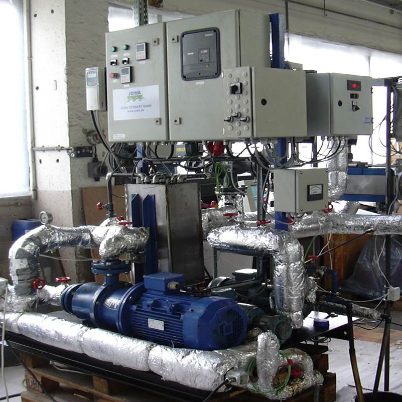 Emulsion test bench for heavy oil