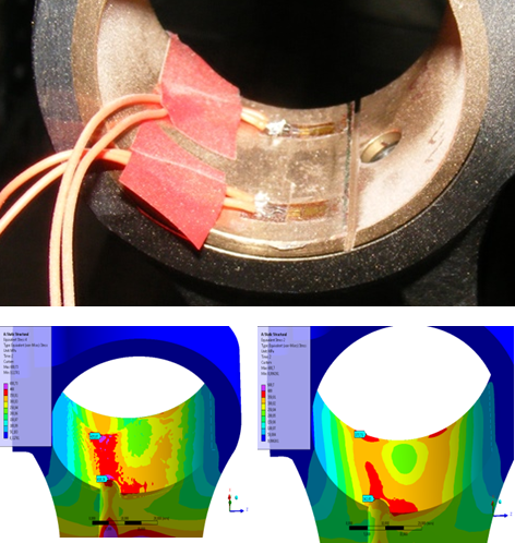 Load simulation of a connecting rod bushing