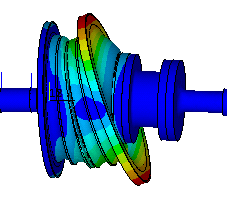 Natural vibration on a coupling element