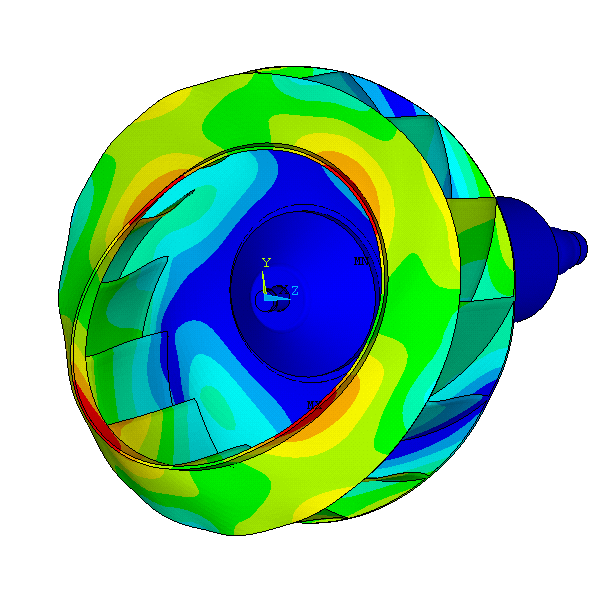 Resonance shape of a fan wheel