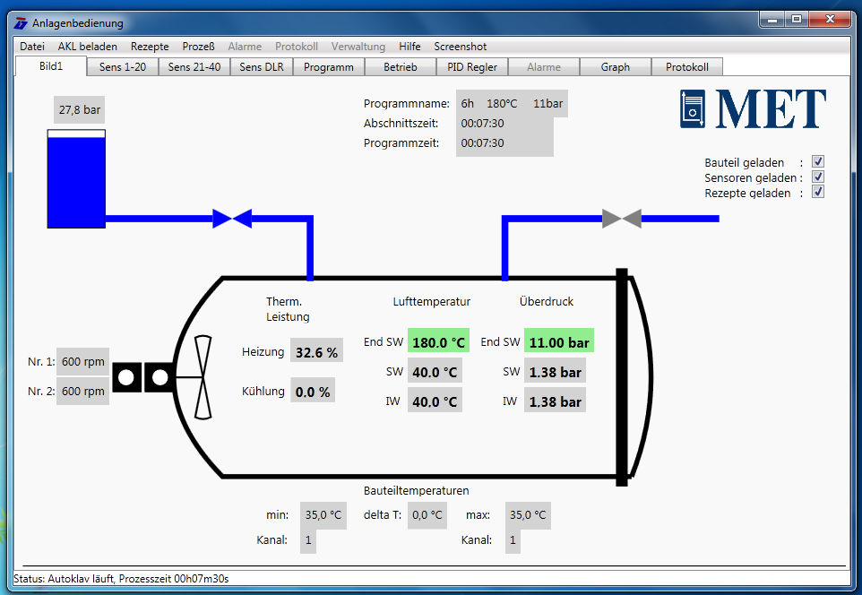 Virtual Autoclave Software